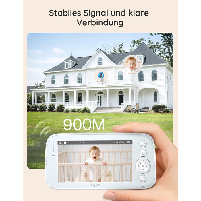 Відеоняня JolyWell з камерою та додатком, 5