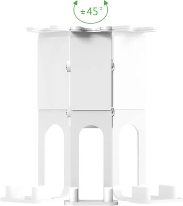 Підставка для SONOS ONE та Play:1 Conecto CC50596-2 (2 шт.) - білий, з кабелеуправлінням, 71.6 см, до 3 кг