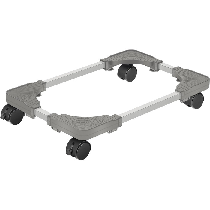 Підставка для комп'ютера Liitrton Mobiler, регульована, на коліщатках, для більшості ПК (білий, світло-сірий)