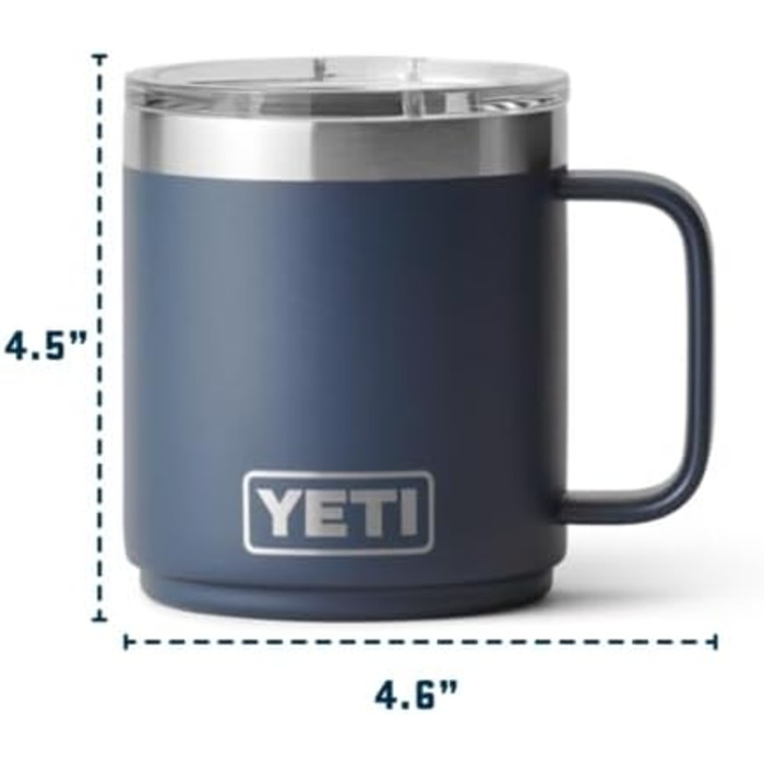 Термокружка YETI Rambler з кришкою MagSlider, Navy, 295 мл