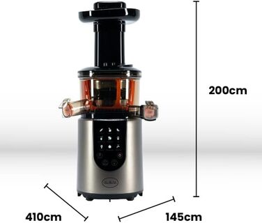 Соковитискач RG V Juice Art Digital 110851 з цифровим дисплеєм, срібного кольору