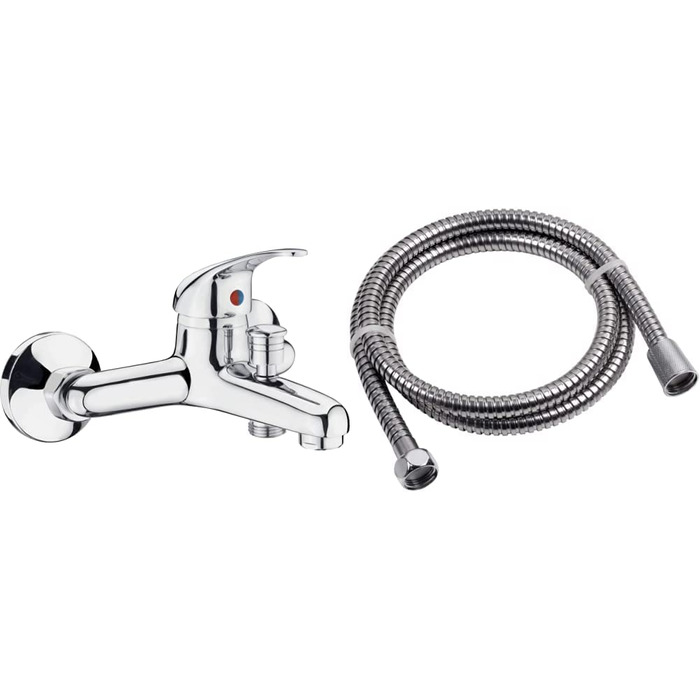 Змішувач для ванни Cornat Piccolo SA841 - однорідний, латунний, хром, 1/2