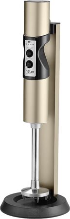 Акумуляторний ручний блендер, занурювальний блендер з батареєю з суцільнометалевого матеріалу, Зроблено в Німеччині, світло-коричневий, 7 Plus