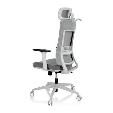Офісне крісло COMFIO WMH з сірої сітчастої тканини / тканини hjh OFFICE