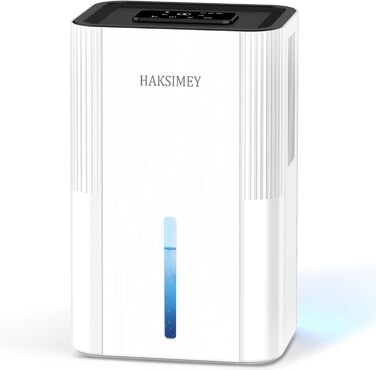 Електричний осушувач повітря 2800 мл з функцією відтавання та таймером, тихий осушувач для дому, підходить для підвалу, ванної кімнати, з 7-кольоровим LED-підсвічуванням та нічним режимом