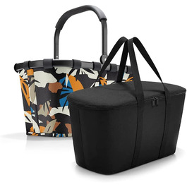 Дорожня сумка, комплект з сумки-перенесення BK сумка-холодильник UH, BKUH, кошик для покупок з відповідною сумкою-холодильником, (рамка Miami Black Black)