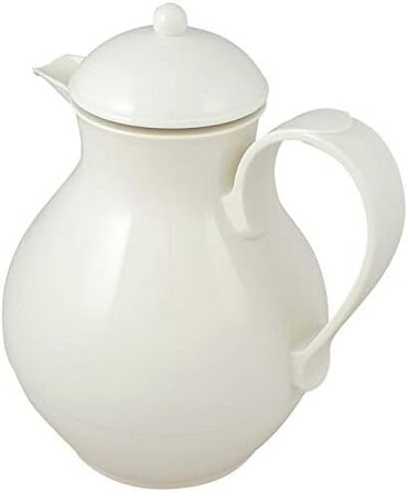 Термос Helios Nostalgie 1L, білий - підтримує температуру до 6 годин, для чаю та кави