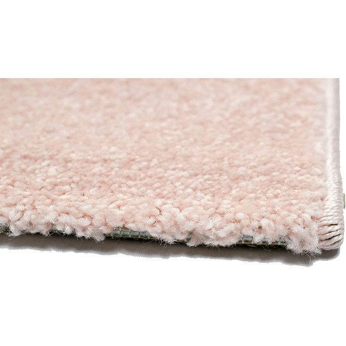 Килим-мрія дитячий килим Зоряний килим для дитячої кімнати для дівчаток рожево-кремово-сірого кольору Розмір (160 см круглий)