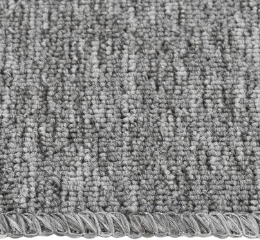 Ступінчастий килимок VidaXL ступінчасті килимки сходові килимки сходовий килимок захист сходів сходовий килимок захист сходів протиковзкий килимок 75x20 см (60 х 25 см, сірий), 15 шт.