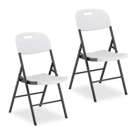 Набір з двох розкладних садових стільців Relaxdays