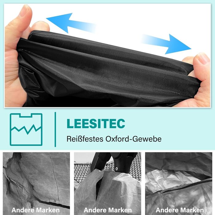 Чохол для парасольки/зонту великого розміру (2-4 м), чорний. Захист від сонця, вітру та снігу. Розміри: 205 x 25/57/48 см