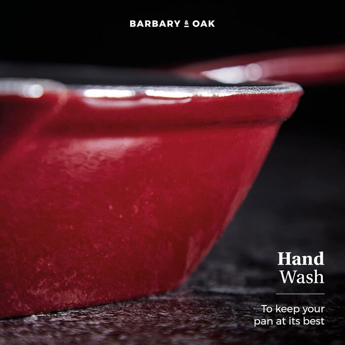 Сковорода-гриль Barbary & Oak BO800256GRN з емальованим покриттям, зелений, 26 см