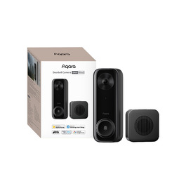 Aqara G400 Відеодзвінок з Chime, 2K HD, PoE/Кабель, HomeKit, Розпізнавання, IP65
