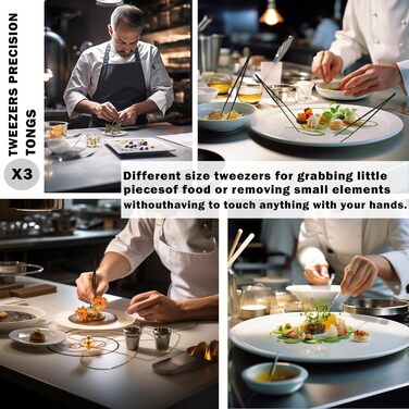 Набір кухонних інструментів 11 в 1: професійний кухонний набір з нержавіючої сталі для приготування їжі та створення кулінарних шедеврів