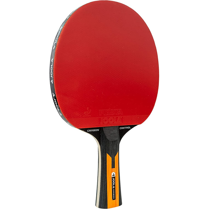 Ракетка для настільного тенісу JOOLA Carbon схвалена ITTF професійна ракетка для настільного тенісу для просунутих гравців-технологія Carbowood (контроль вуглецю, комплект з вуличними м'ячами)