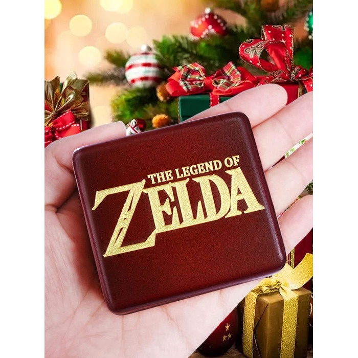 Вінтажна Дерев'яна музична шкатулка Sinzyo з гравіюванням, музична шкатулка The Legend of Zelda, музична шкатулка на день народження, Різдво, друзі дітей