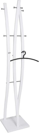 Настінна вішалка для одягу HAKU Möbel, хром, мармур, метал, 179x40 см, сучасний стиль