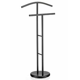 Стійка для одягу IDIMEX LAURENZ - чорна металева з вішалкою для штанів