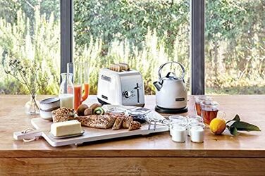 Електричний чайник KitchenAid 5KEK1222, 1.25 л, білий, класичний дизайн