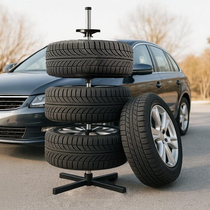 Підставка для шин Walter Felgenbaum для легкових автомобілів, до 100 кг, ширина шини до 225 мм, щадна для дисків
