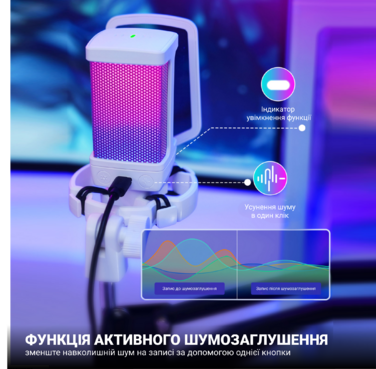 Мікрофон Fifine Q6TW White