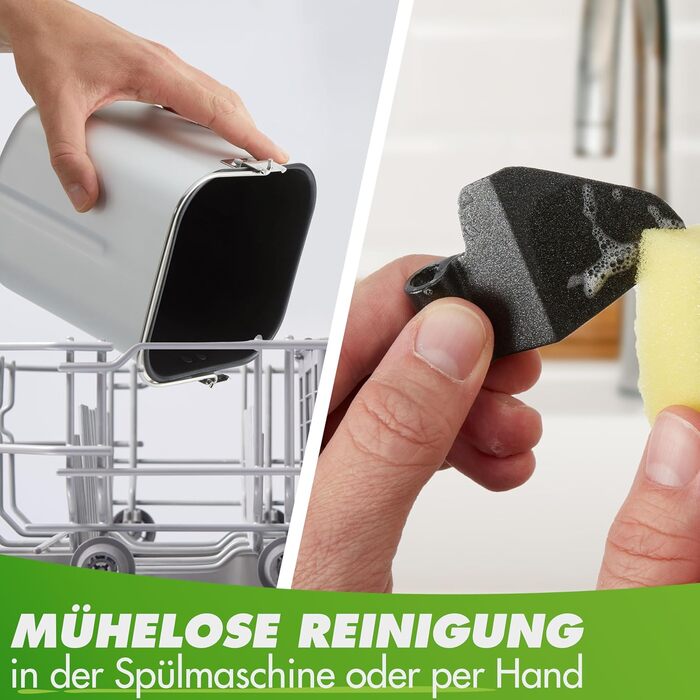 Nutrilovers Brotbackautomat з нержавіючої сталі: 19 програм, 3 розміри хліба, таймер, рецепти