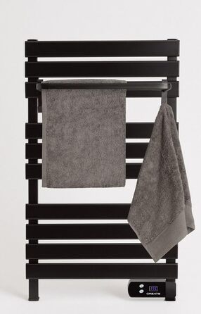 Електричний рушникосушарка CREATE / WARM 500W, чорний, з ніжками, 103x55x5 см, термостат, низьке споживання