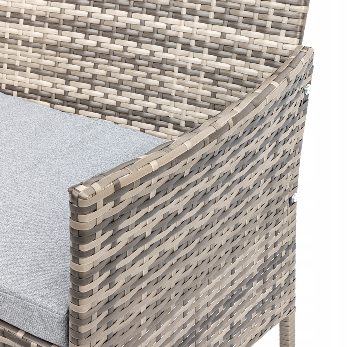 Комплект садових меблів Rino з ротанга, бежевий, 4 предмети