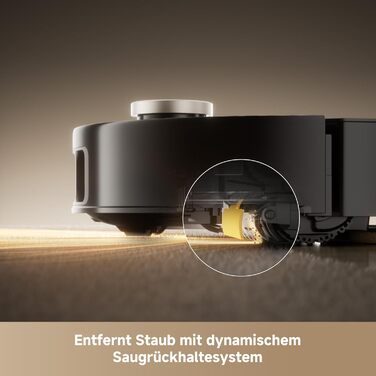 Робот-пилосос Mova V50 Ultra Complete з функцією миття, 24000 Па, подолання перешкод 6 см, навігація Liftable+RGB AI+LED, 80°C гаряча вода, 63°C самостійне сушіння, DuoSolution System, щітка Tricut (Mobius 60)