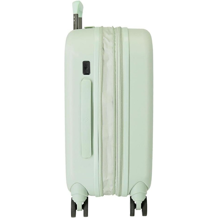 Настроювана розсувна валіза зелена