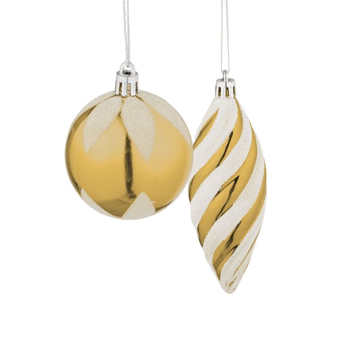 Набір новорічних кулічок Relaxdays (72 шт.)