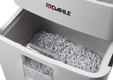Шредер Dahle ShredMATIC 90 з автоподачею паперу, P-4, 300 аркушів, світло-сірий/сірий, без масла, без обслуговування