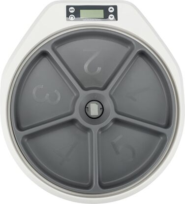 Регульована годівниця TRIXIE 'Автоматична годівниця TX41, 5 0,25 л/34 6 39 см, біла/сіра - 24384