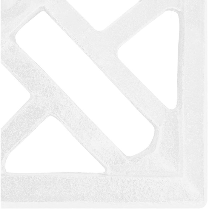 Підставка для парасольки від сонця, підставка для парасольки, основа для парасольки, тримач для парасольки, тримач для парасольки від сонця, лита залізна підставка, білий колір, 45x45x30 см