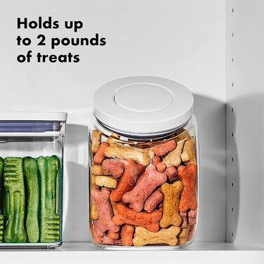 Контейнер для корму OXO Good Grips Pet POP 4.2 л з лопаткою | Безпечний, герметичний, BPA-free | Для собак та котів