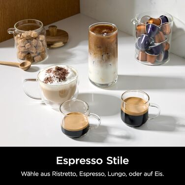 Кавомашина Ninja Prestige 2-в-1 для фільтр-кави та капсул з вбудованим капучинатором, для лате, айс-кави та флет вайт, чорна CFN802EU