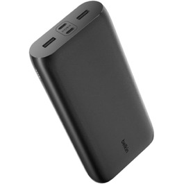 Портовий повербанк 26K, USB-C/A, швидка зарядка, портативний для iPhone, iPad, Galaxy, Pixel, 4-