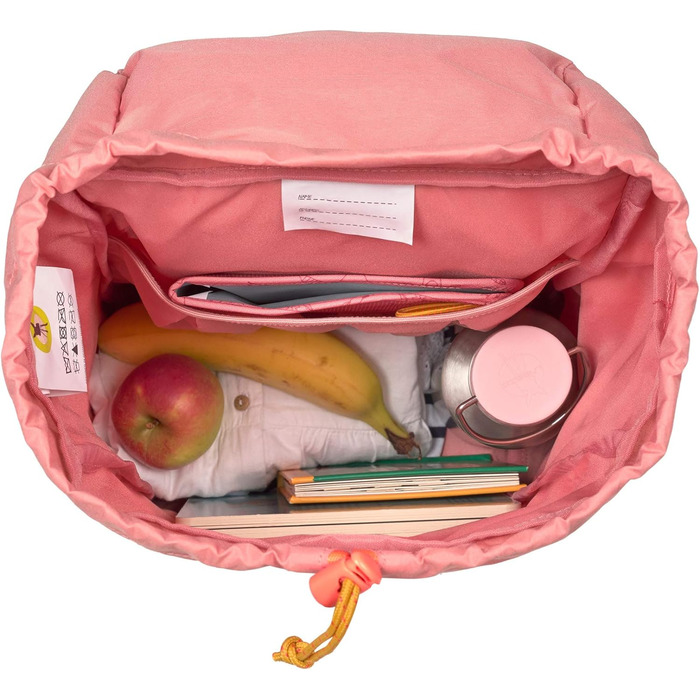 Дитячий туристичний рюкзак Дитячий рюкзак з нагрудним ременем М'які плечові лямки водовідштовхувальний, 14 літрів/великий відкритий рюкзак рожевий одномісний