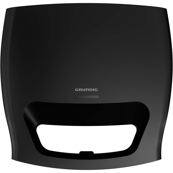 Бутербродниця Grundig SWM2940 SWM 2940, чорний металік/нержавіюча сталь (комплект з тостером)