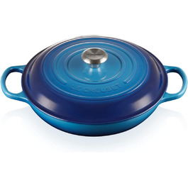 Каструля Le Creuset Signature з чавуну, 30 см, 3.5 л, Azure (Карибський)