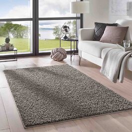 Килим для дому Taracarpet 70x120 см темно-сірий