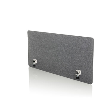 Звукоізолююча перегородка на стіл FLEXMIUT 3D 120x60x1 PET сірий hjh OFFICE