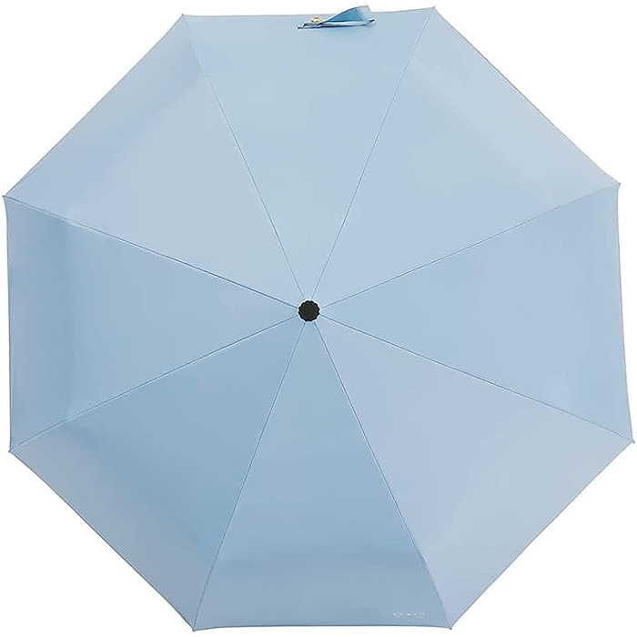 Компактна парасолька Штормостійка з автоматом відкриття-закриття, портативна парасолька із захистом від ультрафіолету (50), невелика міцна складна кишенькова парасолька Тефлонове покриття, ергономічна ручка, відтінок (білий)