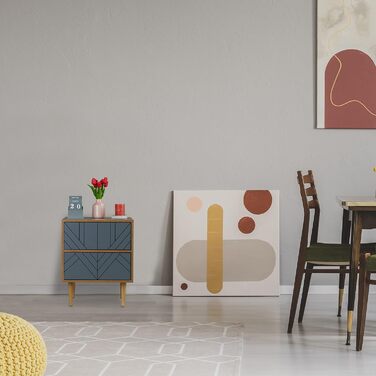 Комод Relaxdays з 2 шухлядами, сучасний, для вітальні та спальні, 59,5x48x39,5 см, коричневий/сірий, тумба-сайдборд