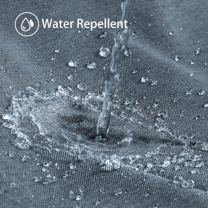 Штора для душу з льону з металевими кільцями, 182x182 см, Marineblau (темно-синій)