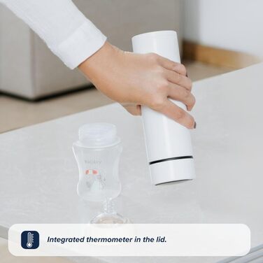 Nuby RapidCool™ Подвійний набір для приготування дитячої суміші: швидке охолодження за 2 хвилини, дозатор, ізотермічна пляшка, ідеально для подорожей