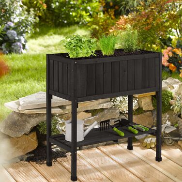 Підвищене грядка Relaxdays з соснового дерева