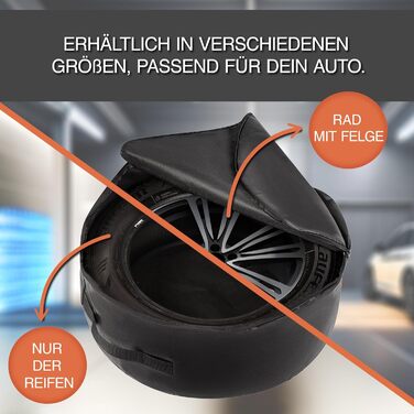 Набір чохлів для шин 4 шт. - Водонепроникні та міцні чохли для зберігання автошин (XXXL)