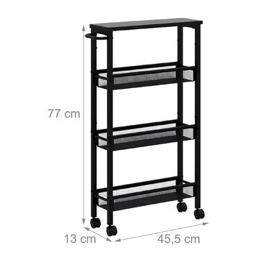 Органайзер Relaxdays для ванної кімнати з 4 ярусами