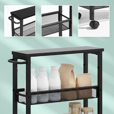 Органайзер Relaxdays для ванної кімнати з 4 ярусами